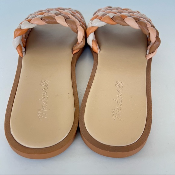 MADEWELL The Suzi Slides Multicolor Woven Leather Slip On Summer Sandal Sz 7.5 - Picture 7 of 11